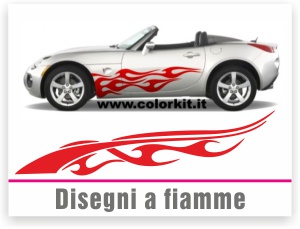 Adesivi a tema fiamme Adesivi Fiamme